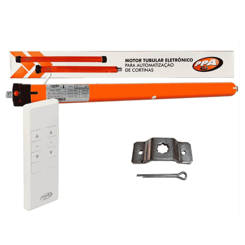 Motor Tubular Eletrônico 20Nm 220V RF para Cortinas e Toldos