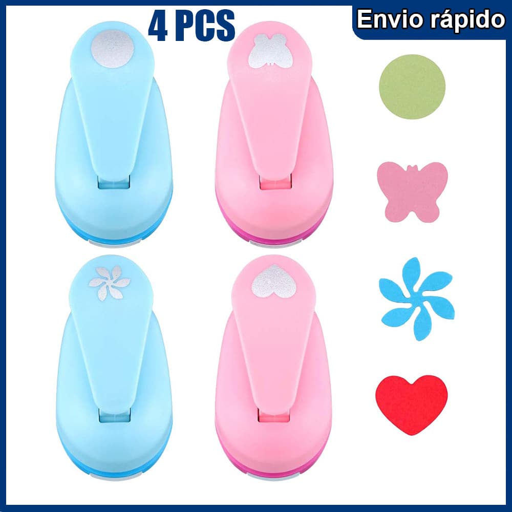 Perfurador em relevo para corte de papel, perfurador redondo para artesanato