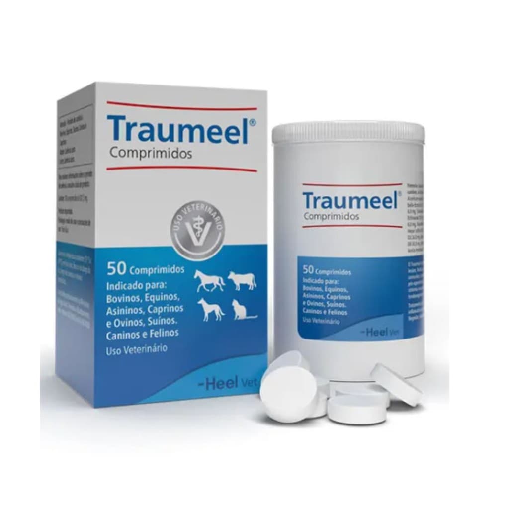 Traumeel Veterinário Cães Gatos Traumeel Vet 50 Comprimidos