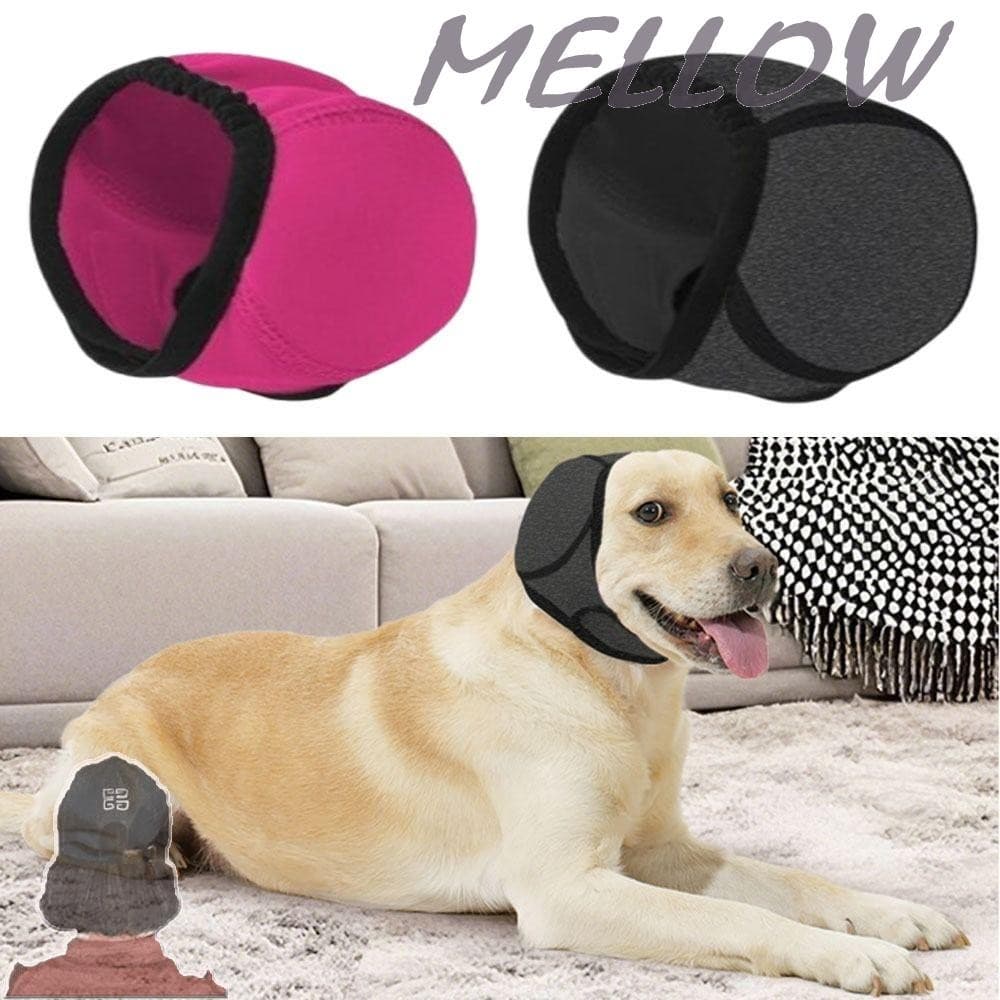 Protetor De Orelha Calmante Para Cães MELLOW , Capas Ajustáveis Anti-Ruído , Protetores Com Redução De À Prova D'água