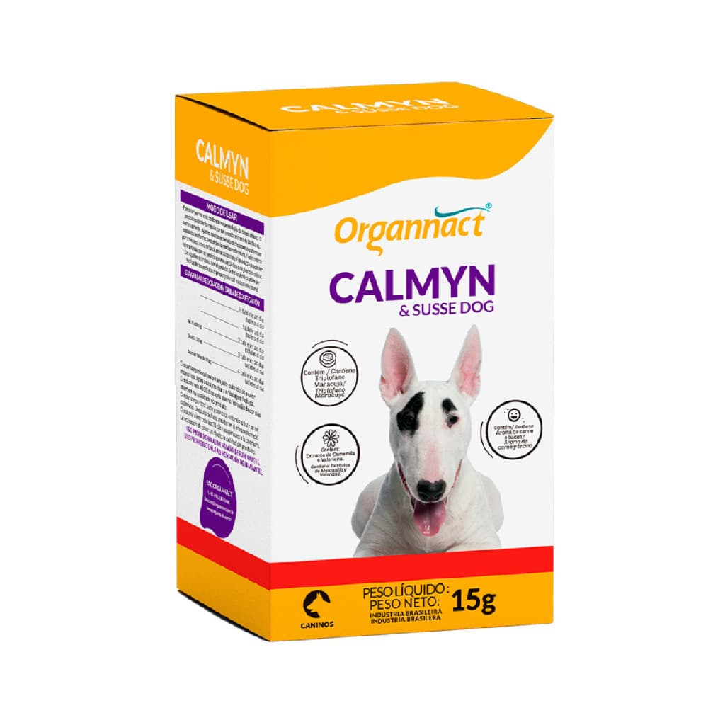 Suplemento Vitamínico Calmyn & Susse 15g Para Cães Organnact
