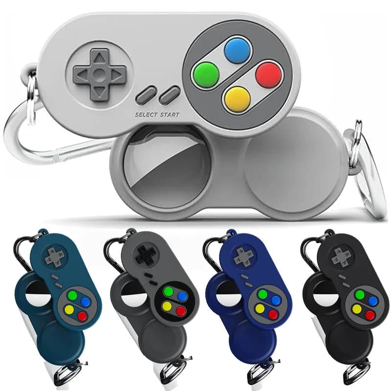 Case Compatível com AirTag - Chaveiro com Proteção contra Quedas, Mosquetão para Chaves (Rastreie Cachorros, Chave