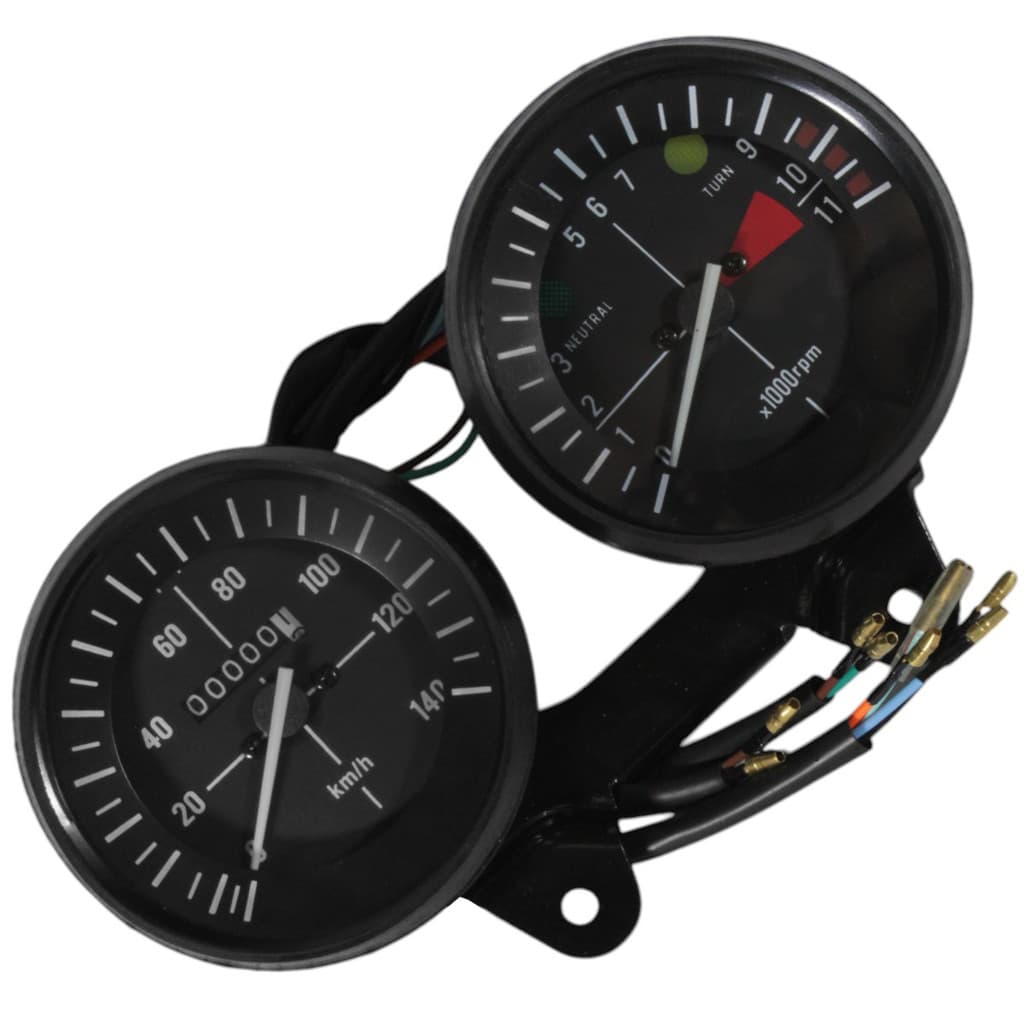 Painel completo instrumentos CG125 1977 a 1982 bolinha