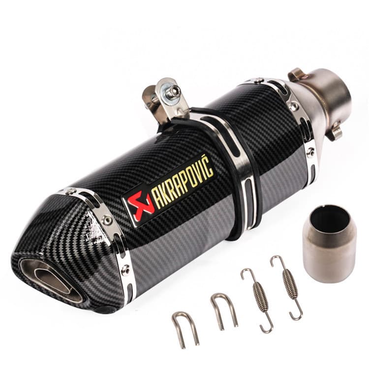 Silenciador De Tubo De Ponta De Escape Hexagonal Universal De Aço Inoxidável 51MM Com Assassino DB Removível