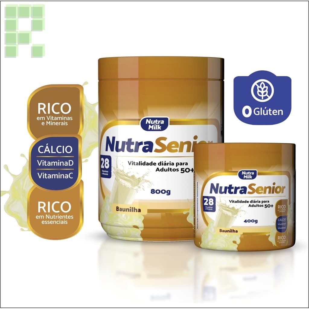 Nutra Senior Adulto 50+ Suplemento Alimentar Completo 800g