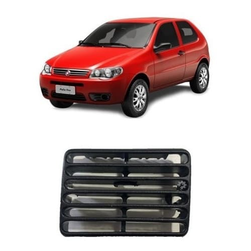 Difusor Ar Lateral Esquerdo Preto S/ Aletas Palio 1996 2003