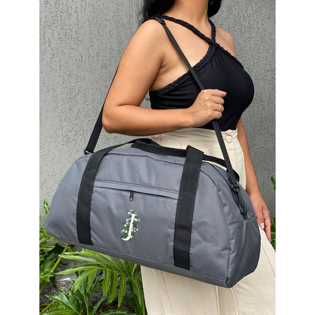 Mala Grande  - LETRA J - Stilo Club Academia Trabalho Escolar Faculdade Viagem Masculino Feminino