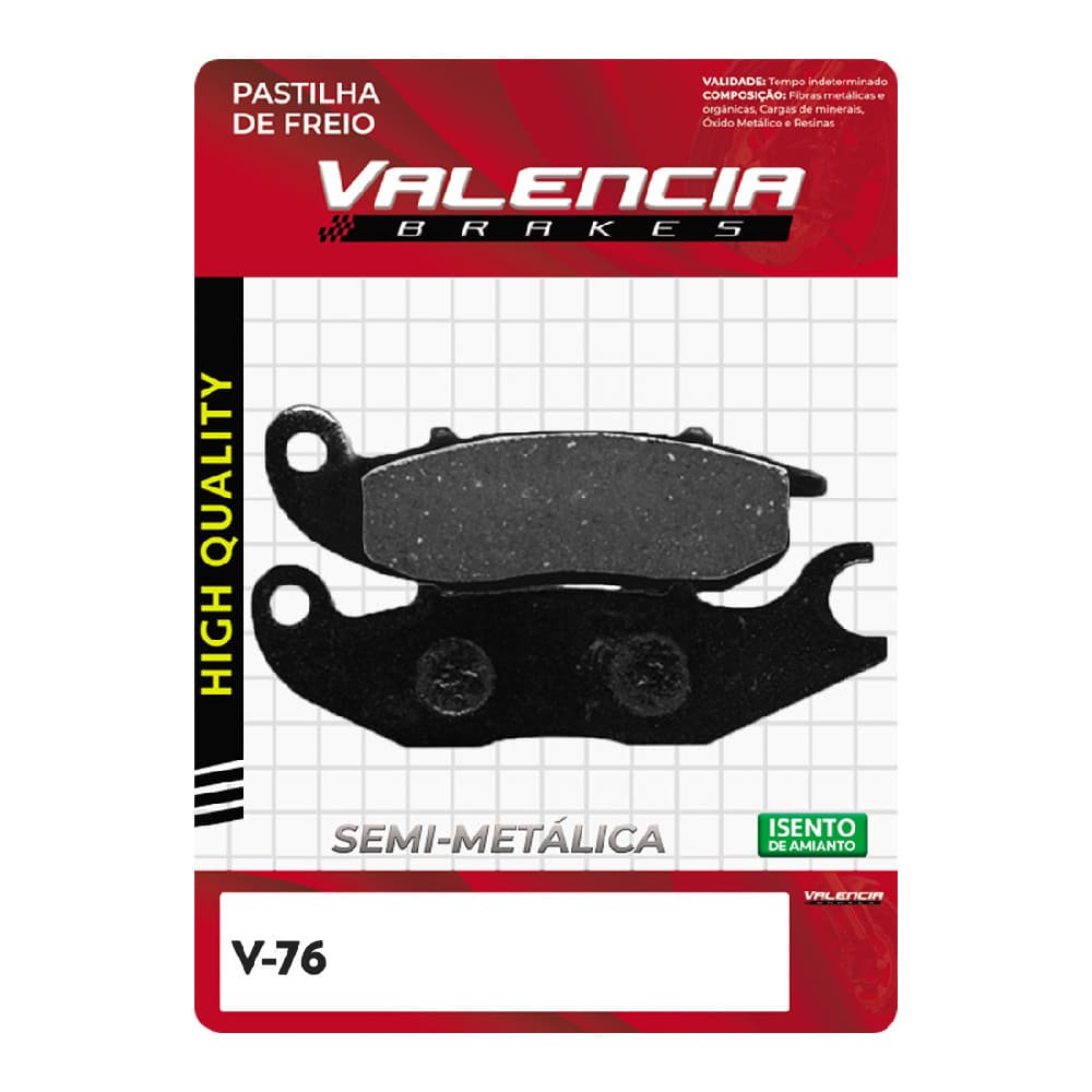 Pastilha Freio Dianteiro Pcx 150 Abs 2019 a 2022/ Pcx 160 Abs 2023 a 2024/ Adv 150 2020 a 2024