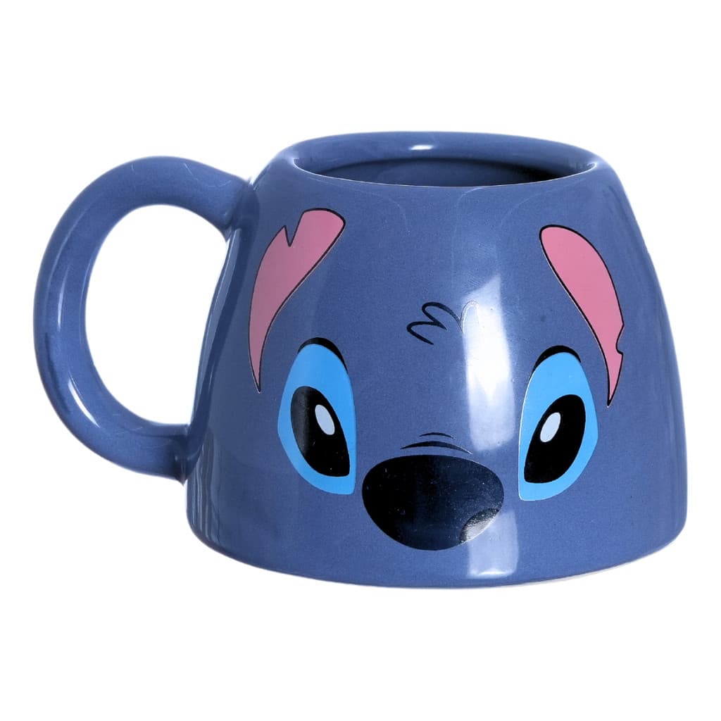 Caneca Stitch 450ml 3d Vaso Porta Objeto Vaso Cereal Bowl Distrikids