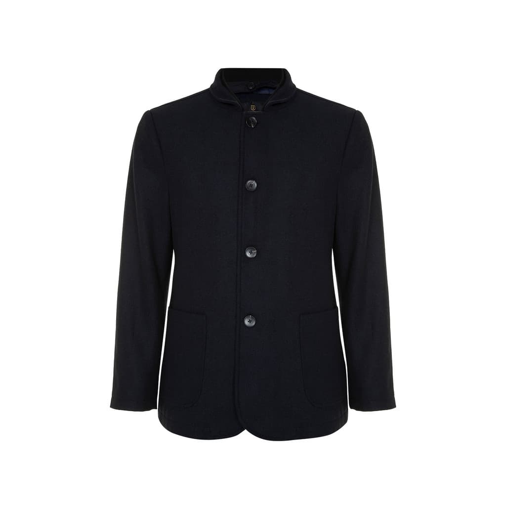 Casaco Trench Coat Individual Azul Marinho