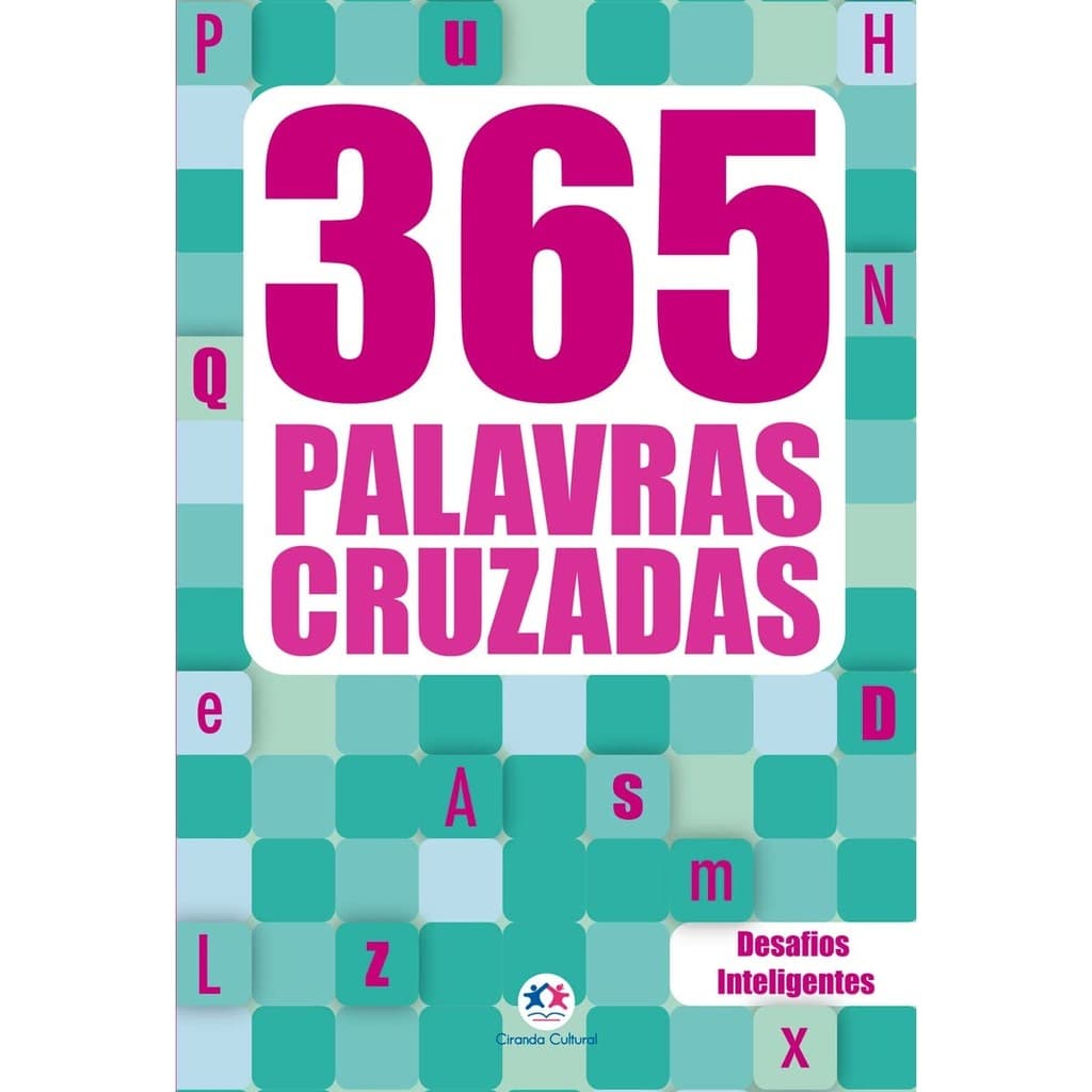 Livro 365 palavras cruzadas diretas Vol 2 - Ciranda Cultural - Diferentes Niveis