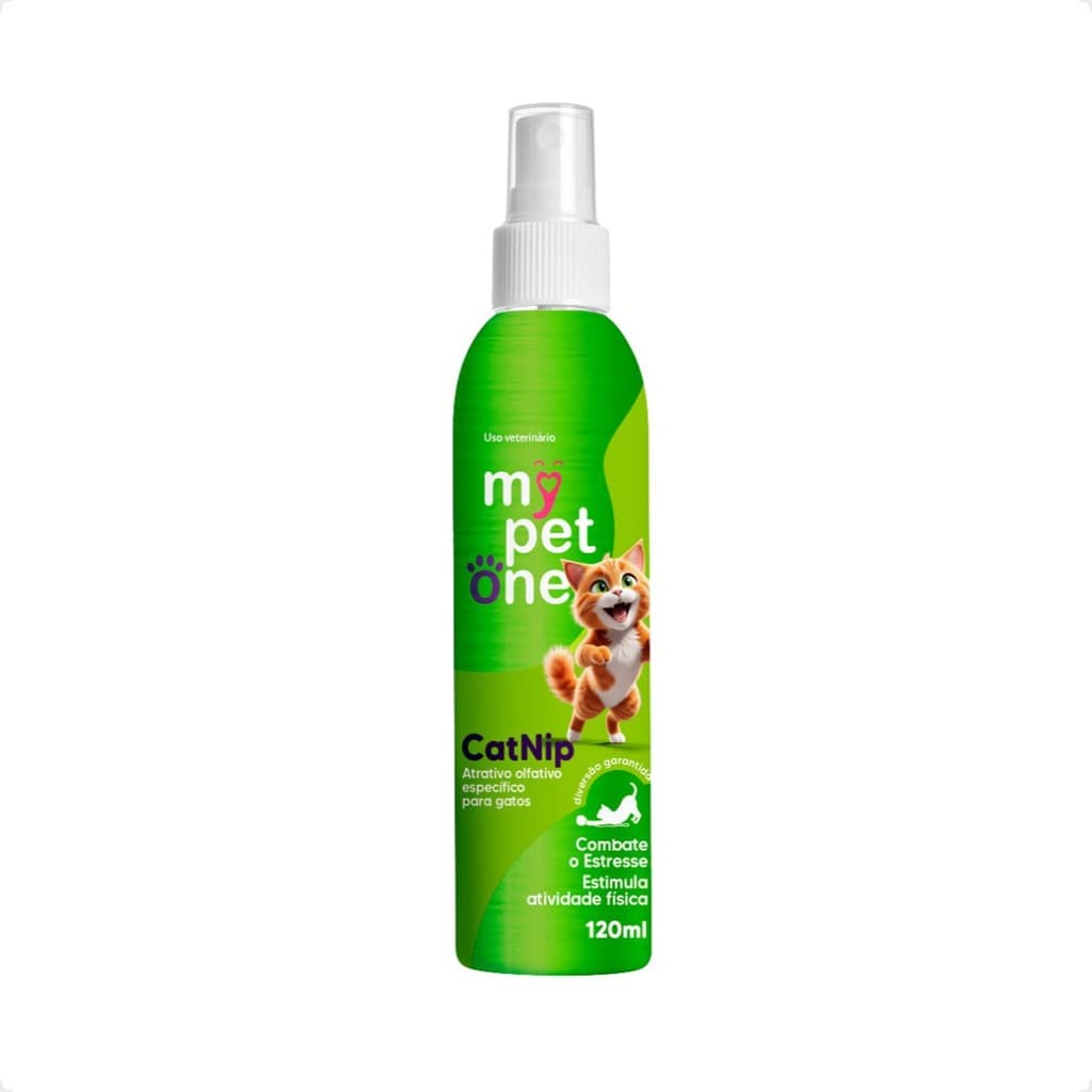 Catnip Liquido Spray Erva-Do-Gato - Mypetone 120 Ml