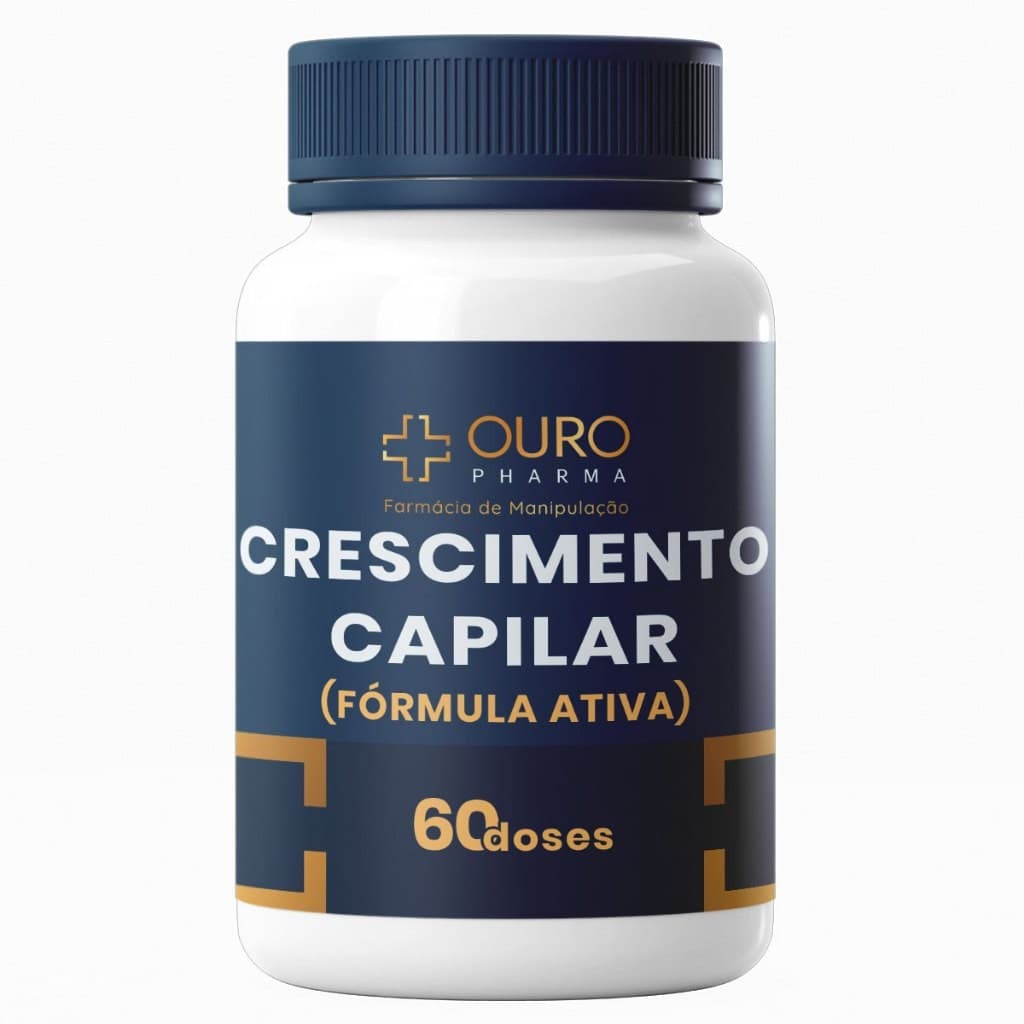 Crescimento Capilar 60 OU 120 Doses - Suplemento para cabelo