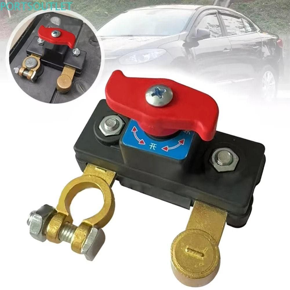 Interruptores De Corte De Energia PORTSOUTLET , Interruptor De Desconexão De Bateria De Carro Protetor De 12V/24V , Rápi