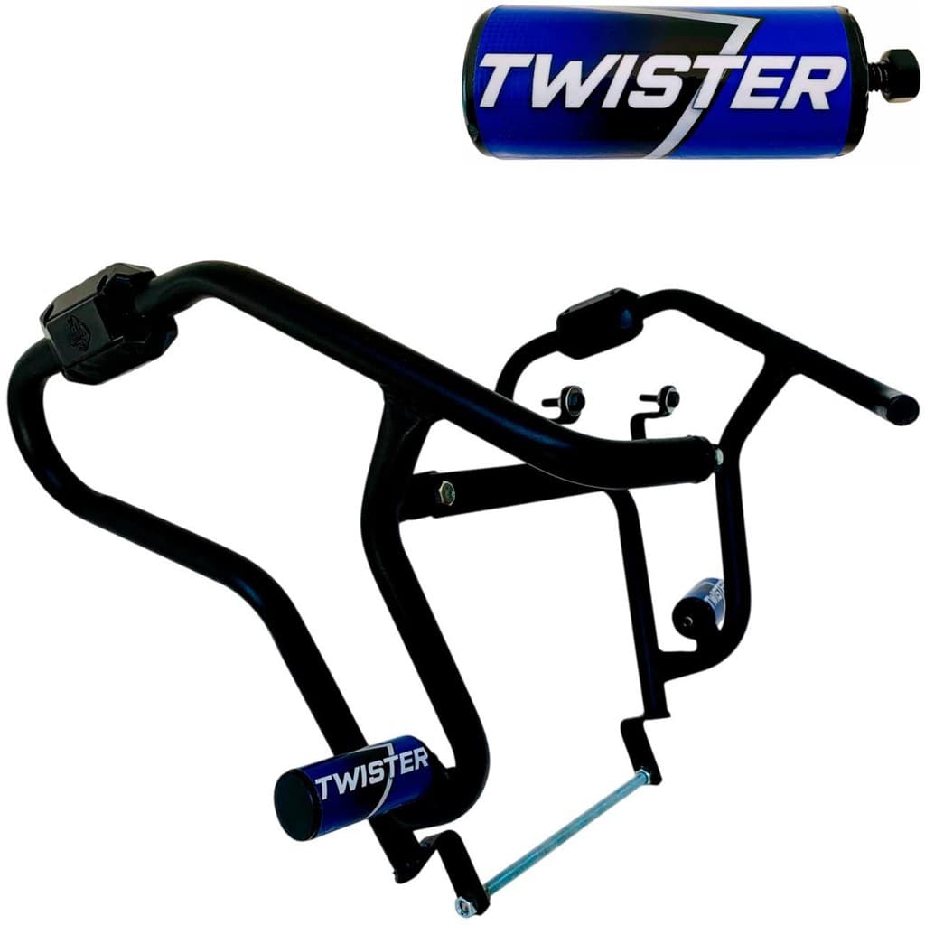 Cb 300F Modelo 2025 Protetor Carenagem Motor Tanque Azul Twister Mata Cachorro com Pedal Slider Moto