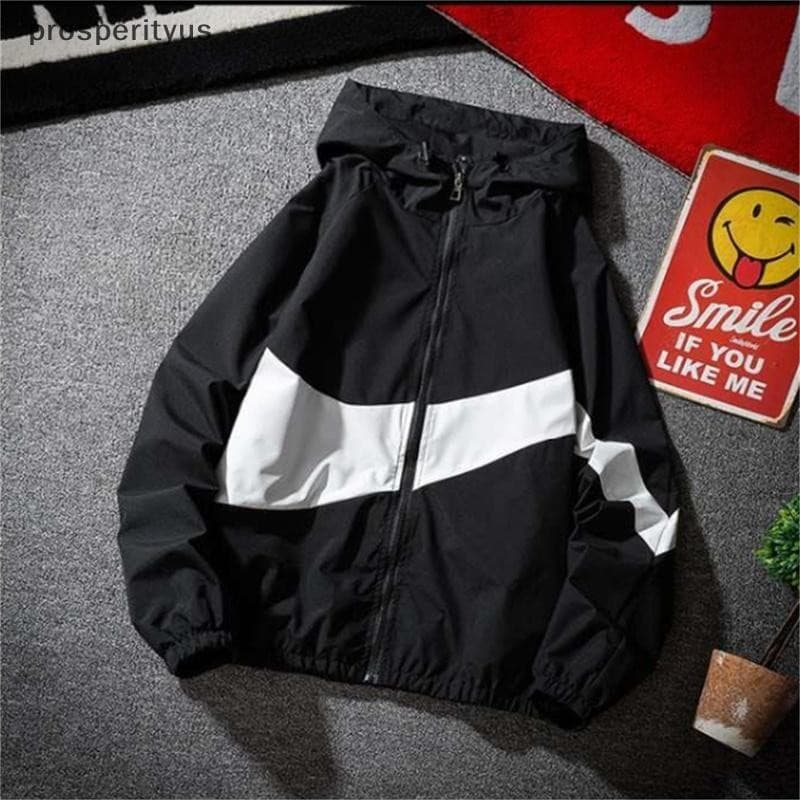 [prosperityus] Jaquetas Masculinas De Hip Hop , Corta-Vento Quentes Com Zíper , Casaco Grande , Casual , Harajuku , Jaqu