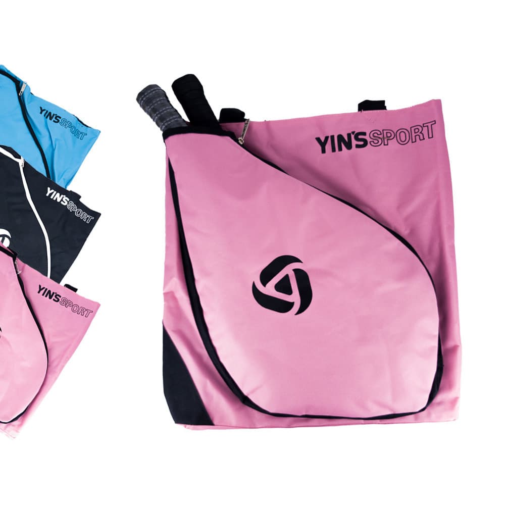 Raqueteira Sacola Bolsa de Praia  Espaçosa Porta Raquete p/ Beach Tennis ou Padel com Zíper