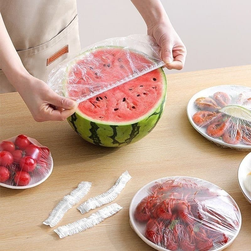 Saco Transparente Descartáveis Para Armazenamento De Alimentos 80 Sacos