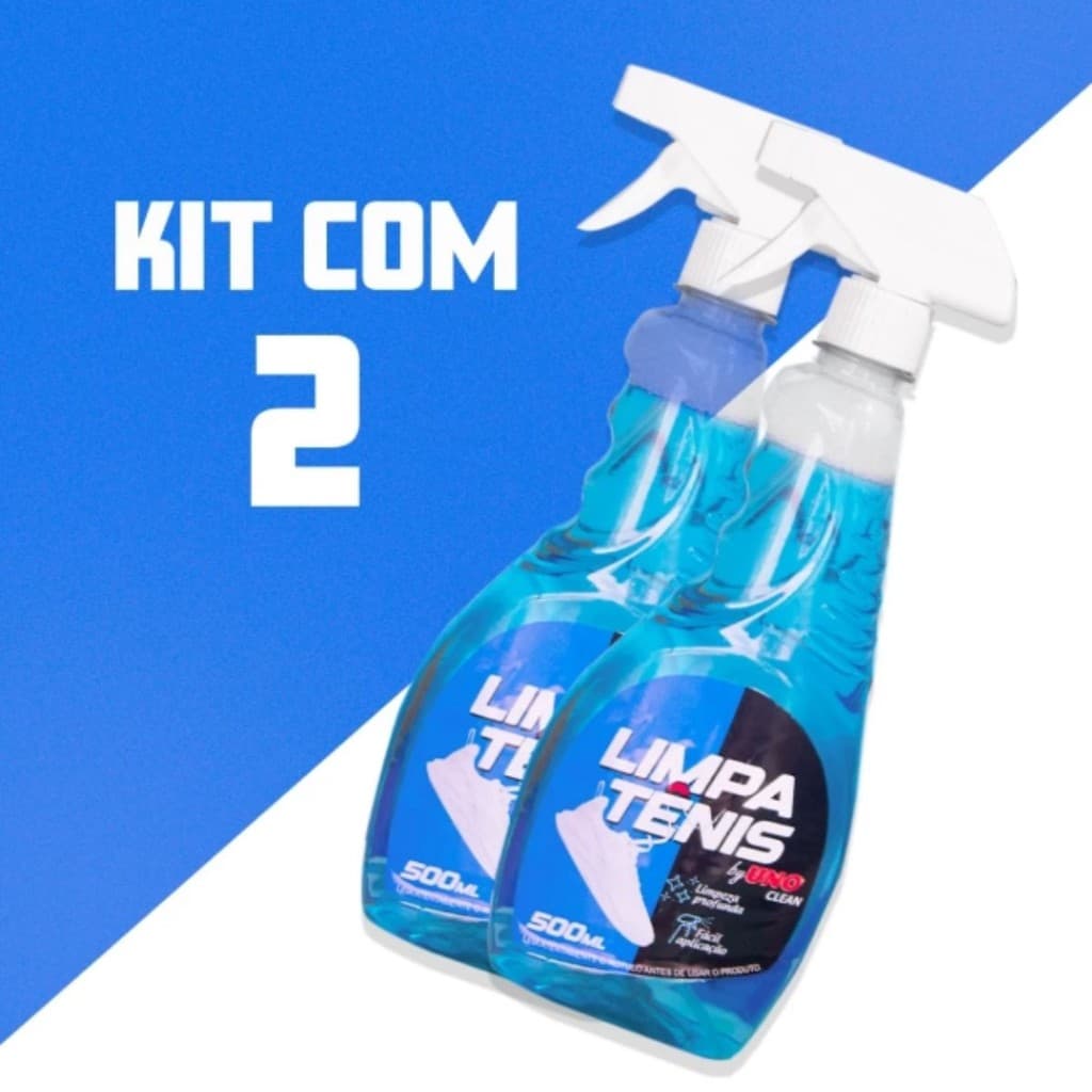 kit 2 Limpa Tênis Spray Premium Provita Limpeza Profunda 500ml
