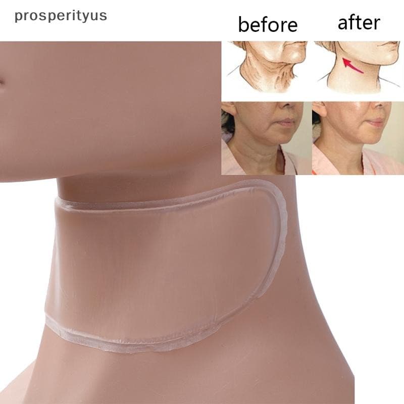 [prosperityus] Fita De silicone Reutilizável Para Pescoço , anti-Rugas , Envelhecimento , Transparente , Cuidado Levanta