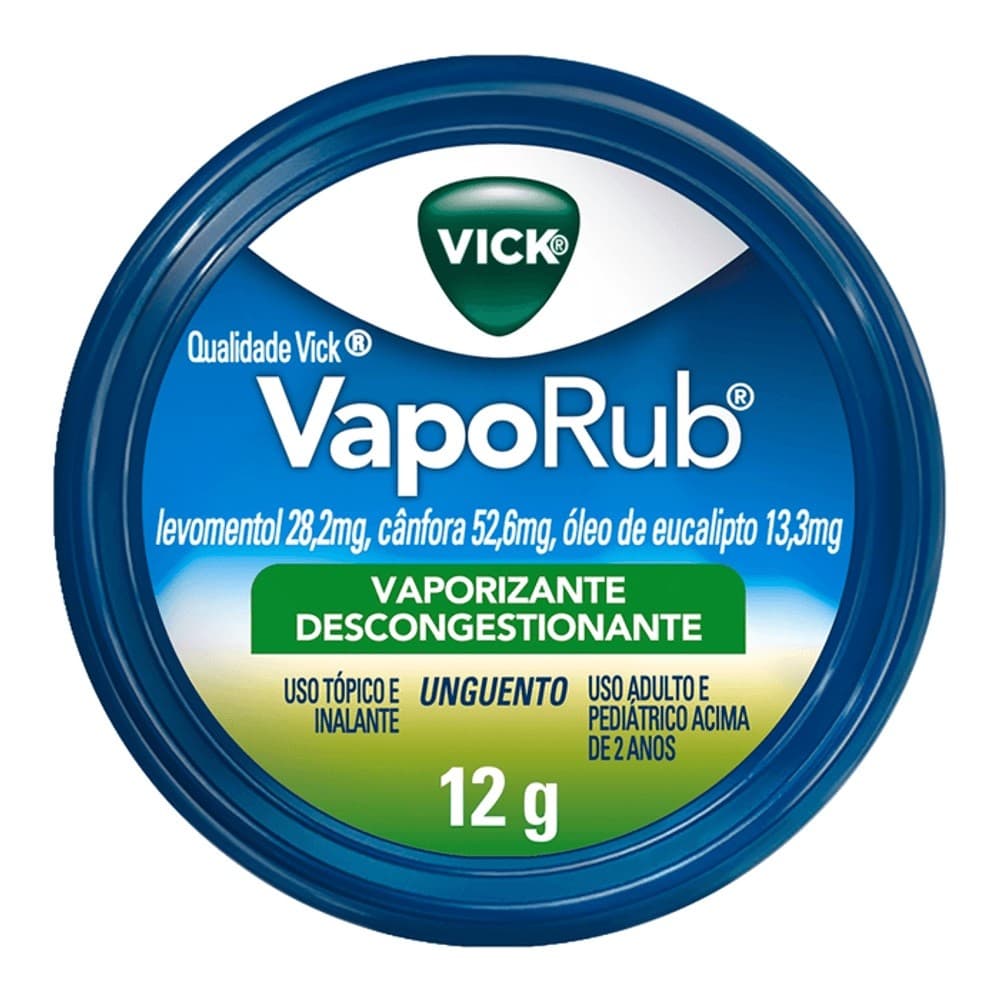 Vaporizante Descongestionante Vick Vaporub 12g
