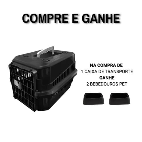 Caixa de Transporte Mec Pet para Cachorros - Tamanhos Nº1 ao Nº5 para Pequeno, Médio e Grande Porte