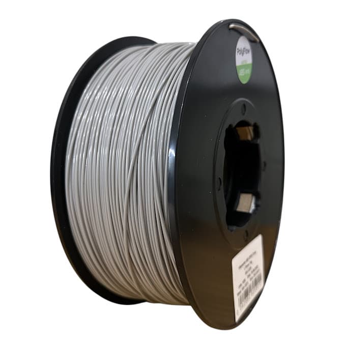 Filamento ABS GP35 cinza 1,75mm 1kg Polyflow