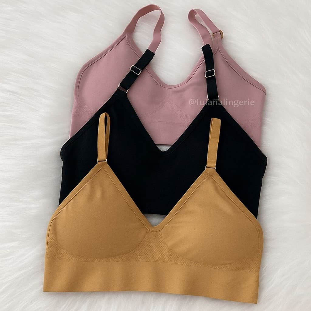 Kit Com 2 Sutiãs Sustentação Com Bojo Removível Alcinha - Sutia Import