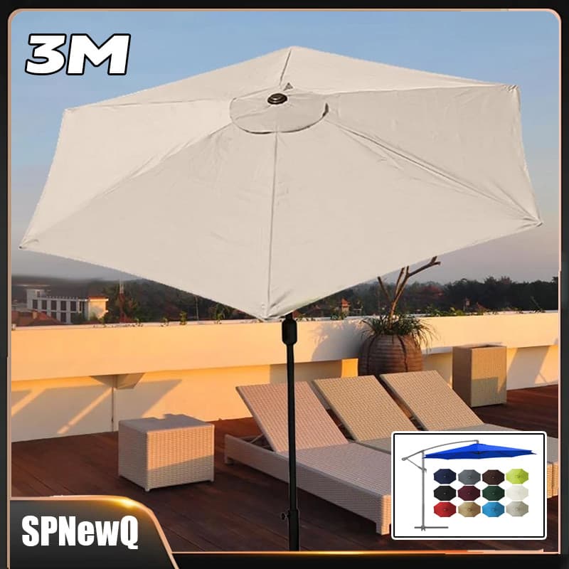 3M Tampa de substituição Cobertura Para Ombrelone  Sem Base 8 Varetas