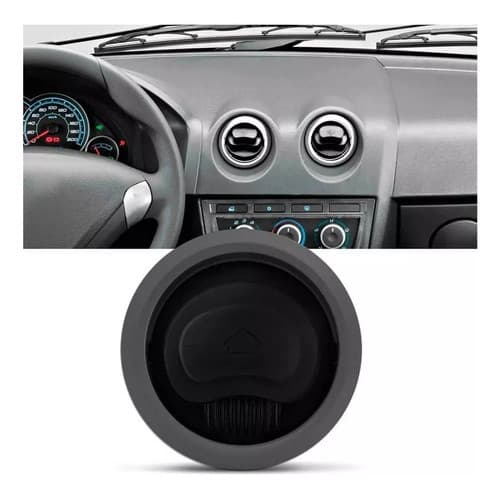 Difusor Saida Ar Celta 07 A 16 Prisma 07 A 12 Preto Grafite