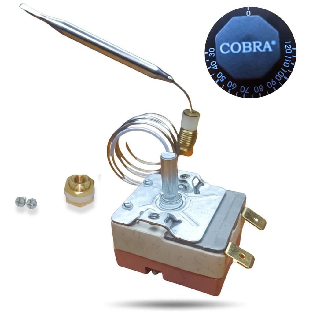 Termostato 30 A 120 Graus P/ Cafeteira Forno Marmiteira Balcões Térmicos 16 Amperes