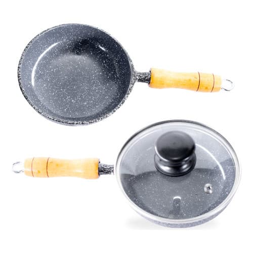 Frigideira Cerâmica Frita Ovo Sem Óleo Antiaderente Pequena