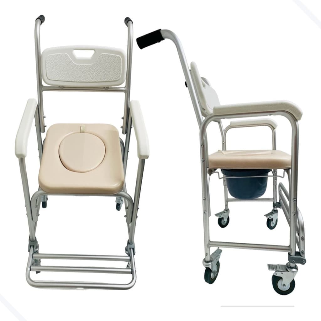 Cadeira De Banho Em Alumínio Com Rodas S40 Supermedy