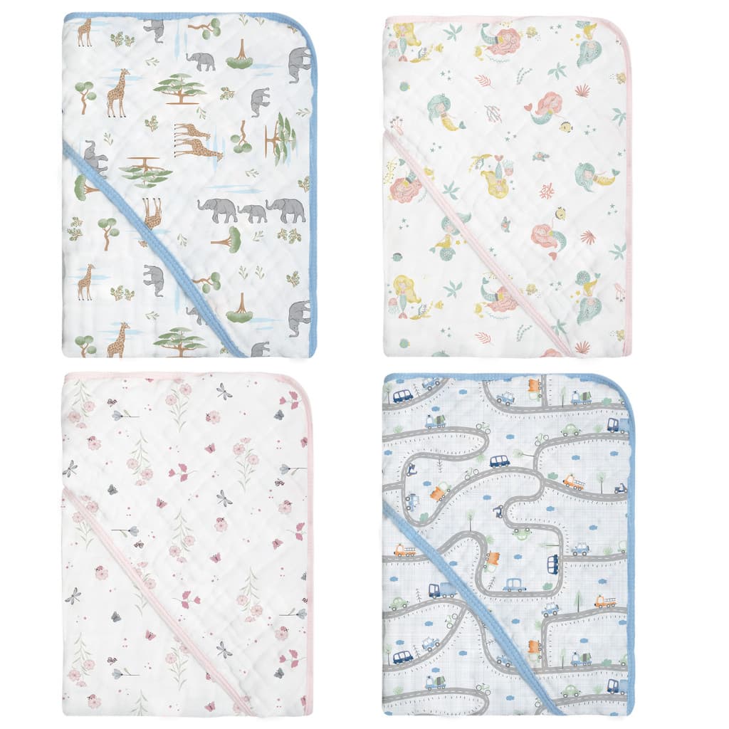 Toalha De Banho Soft Papi C/ Capuz Estampada 80Cm X 80Cm Contem 01 Und