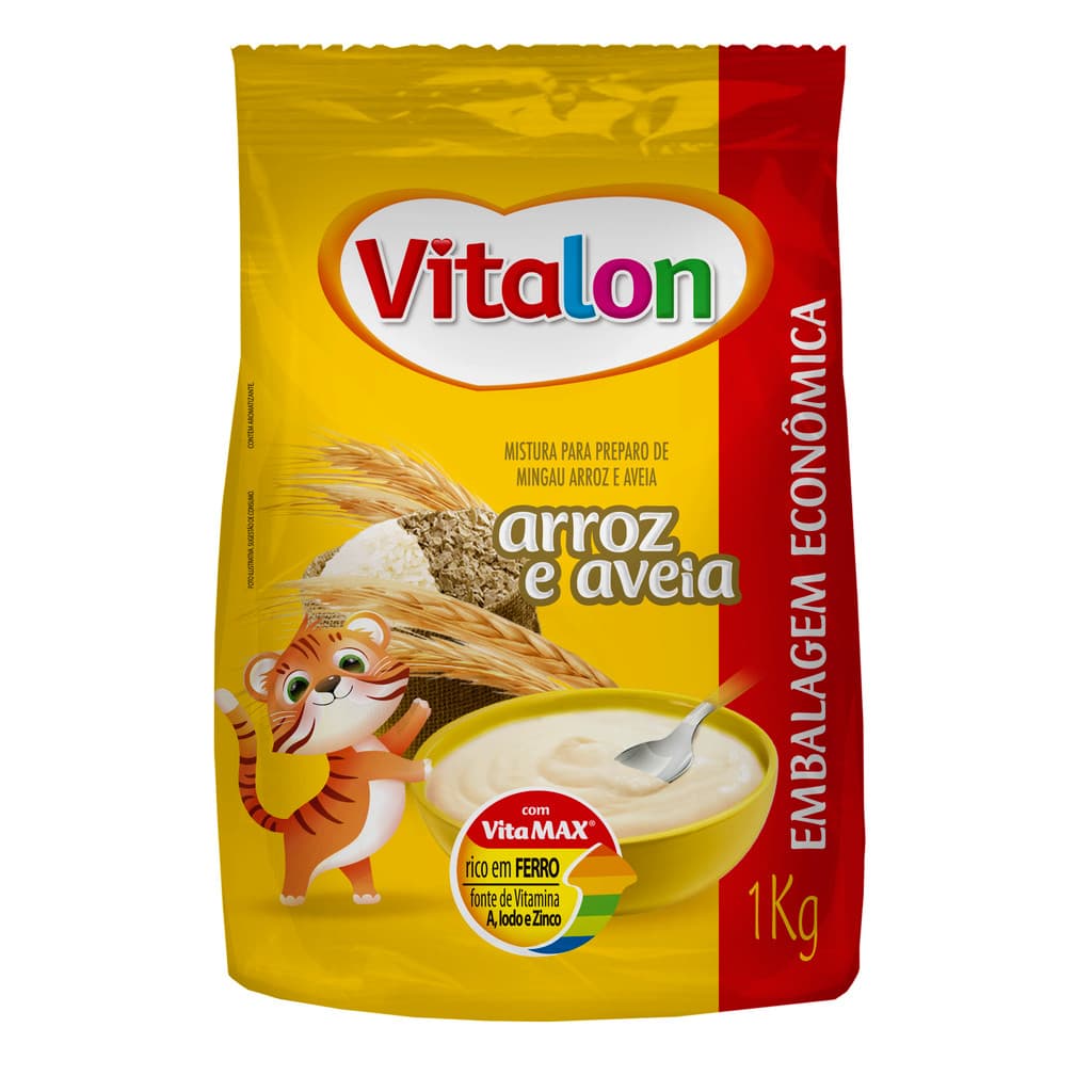 Mingau de Arroz e Aveia Vitalon - 1k