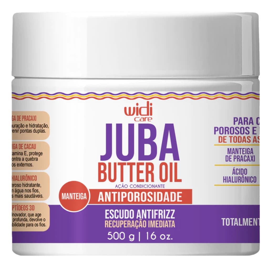 Juba Butter Oil Antiporosidade Ação Condicionante 500G - Widi Care