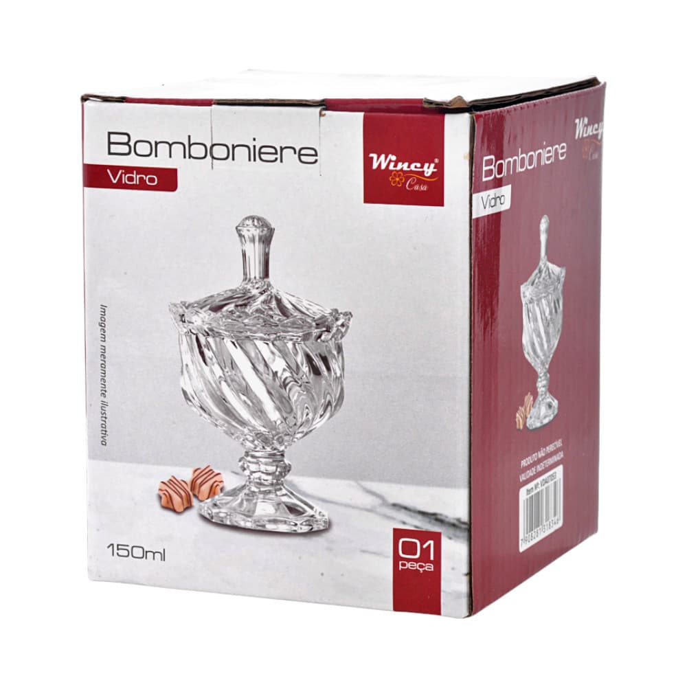 Bomboniere 150ML Vidro  9,3 VDA07053 -Wincy