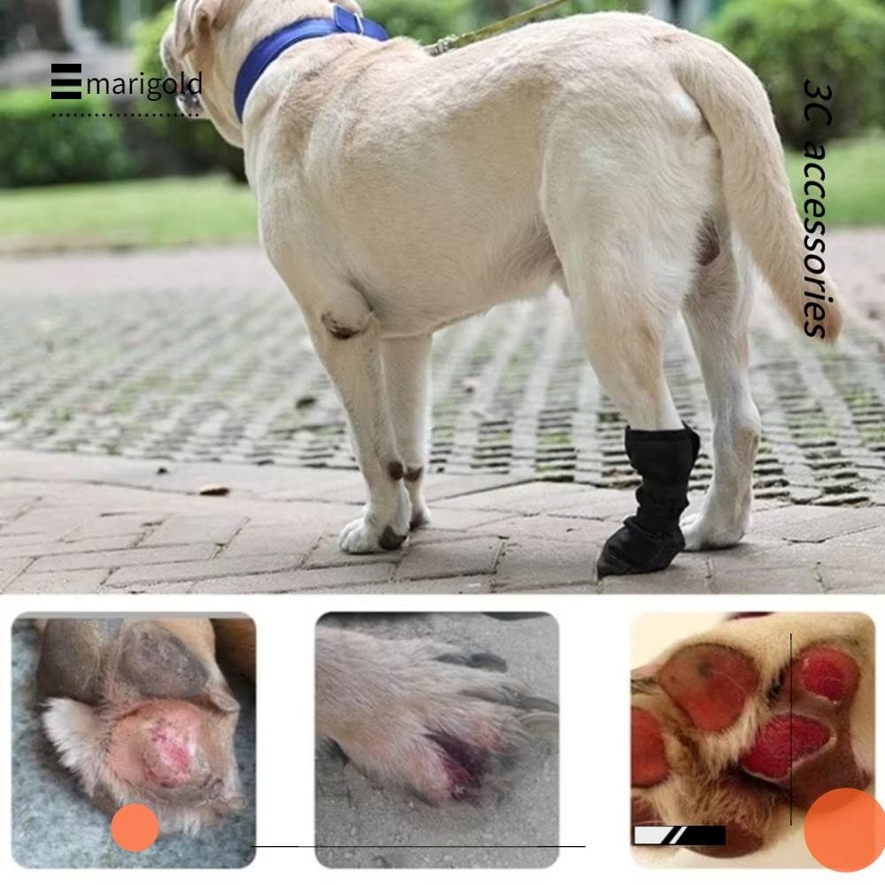 Protetor De Patas De Cachorro MARIGOLD , Bota De Proteção Anti-Lamber À Prova D'água Para Cães , Suprimentos Animais De 