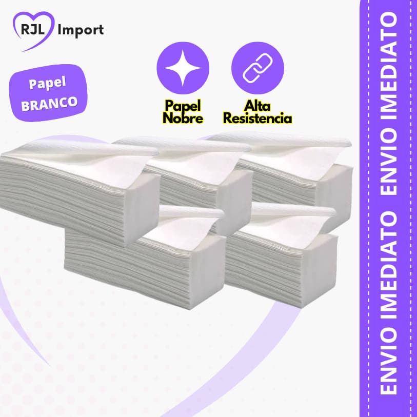 Papel Toalha Interfolha Branco de Alta Absorção - Qualidade Premium