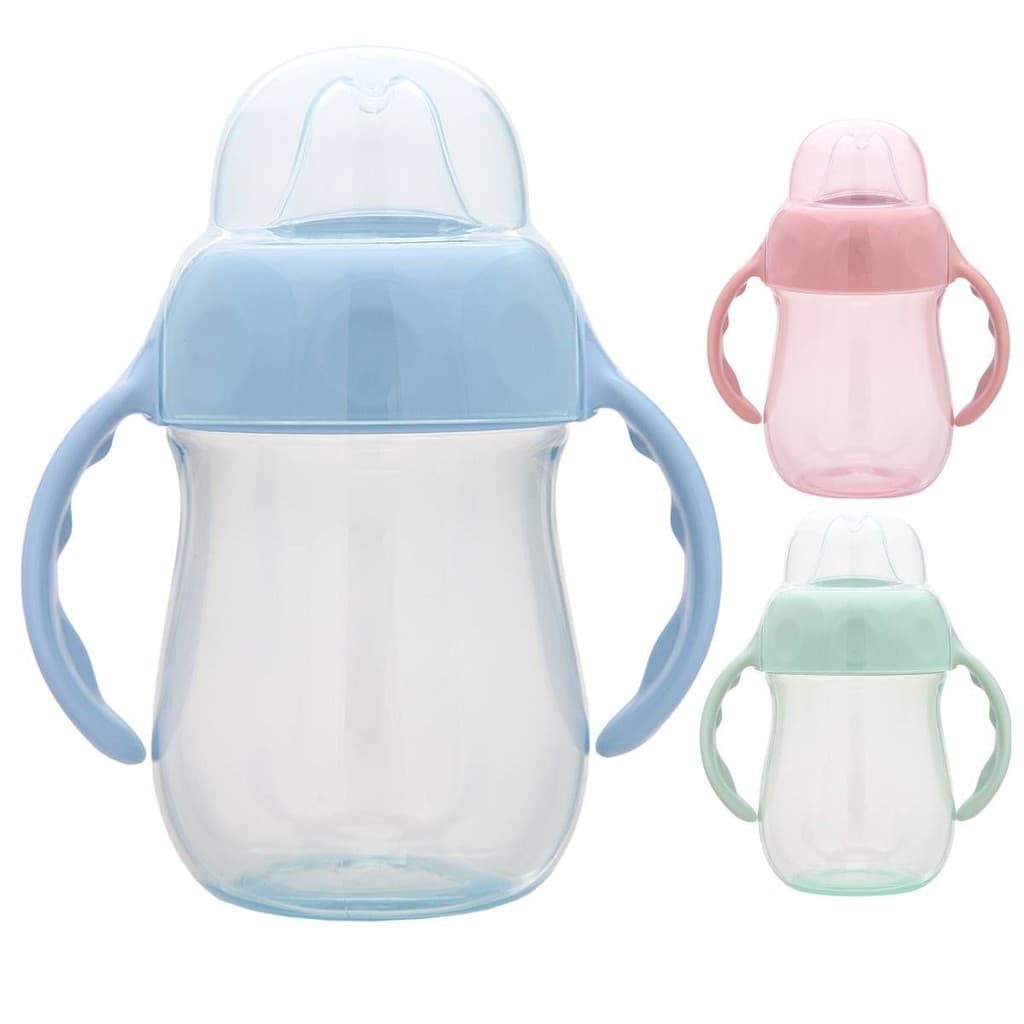 Copo Agua Suco Bebe Infantil Buba 160ml Bico Silicone Alça
