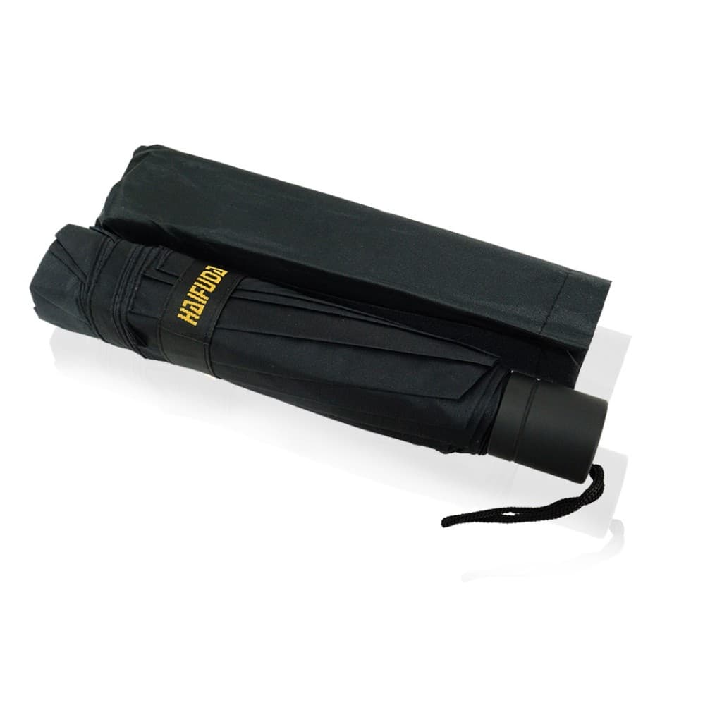 Guarda Chuva Liso Colorido Grande Reforçado Contra Vento Cabe Na Bolsa Homem Mulher Preto