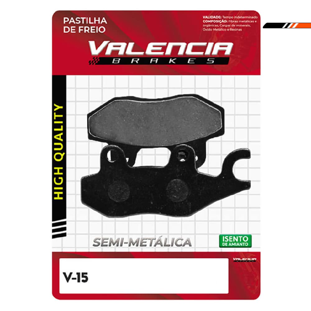 Pastilha Freio Dianteiro Yamaha Xtz 125/ Lander 250/ Xtz 250 Tenere 2011 A 2015/ Xtz 250 Lander X