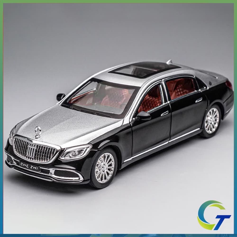 1 : 24 Maybach S600 Diecast Toys Modelo De Carro Carros Coleção De Brinquedos De Liga Presente Para Meninos E Crianças