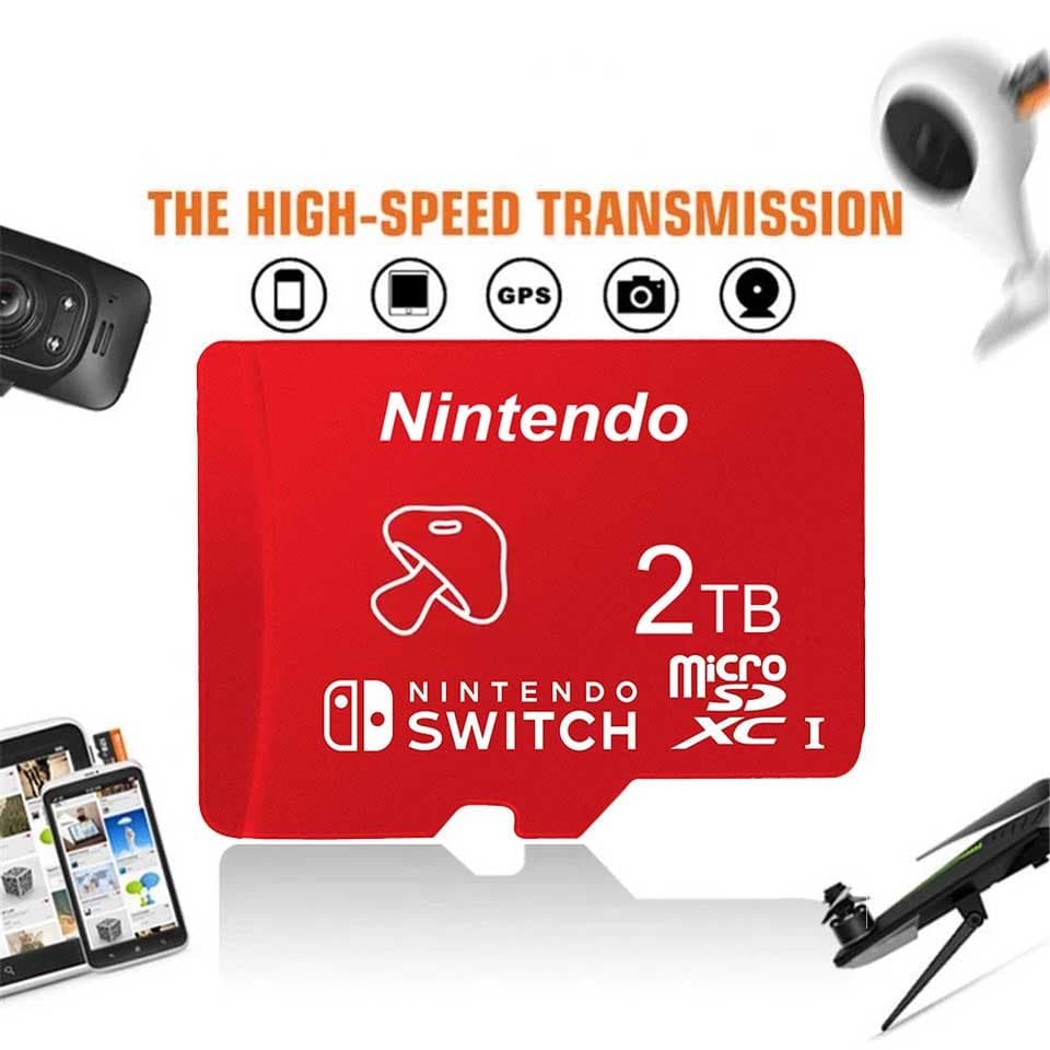 Nintendo Switch Cartão De Memória micro 2TB 1TB 512GB 400GB 256GB 128GB 64GB Mixro Cartões SD Para Expansão De Jogo