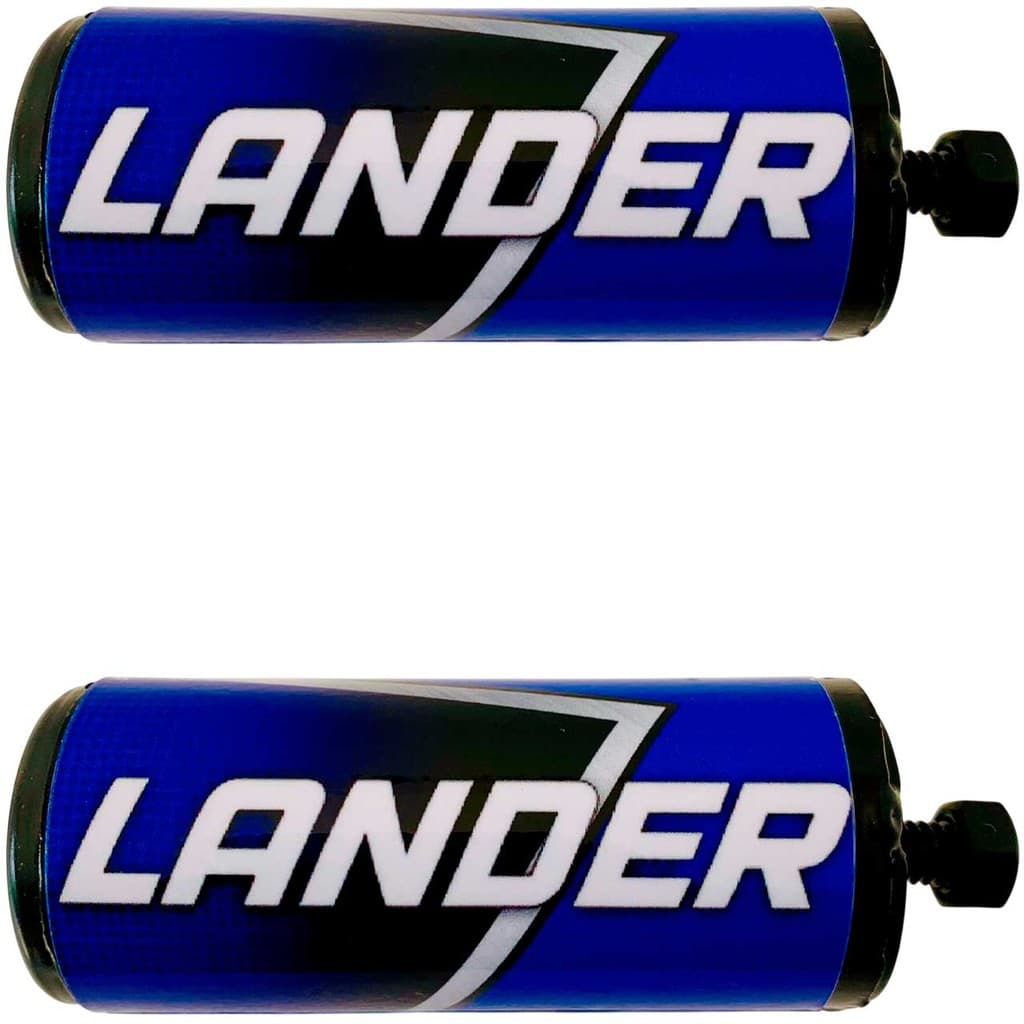 Lander Tubo Par Slider Protetor Carenagem Motor Tanque Azul Pedal Moto para Mata Cachorro