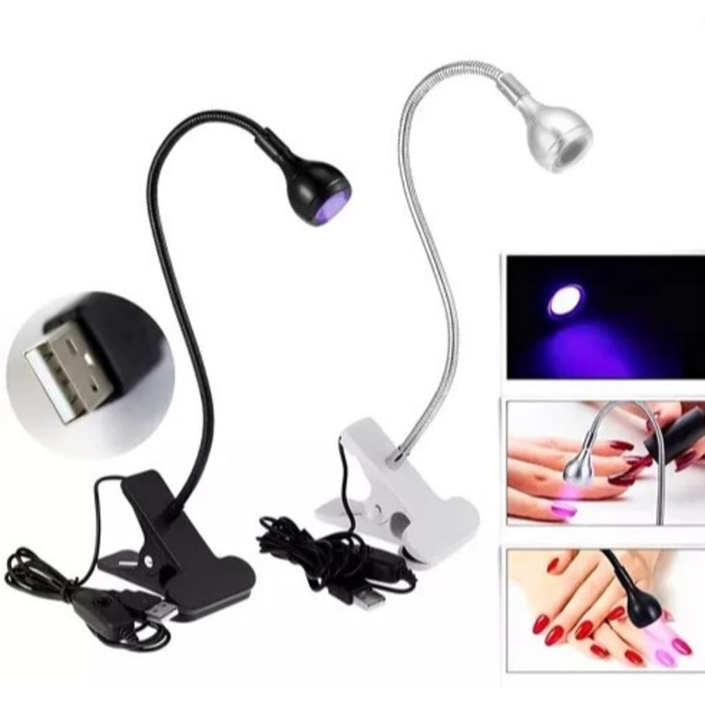 Mini cabine lanterna clip de mesa led uv secagem gel Para Unhas-CASA ANA