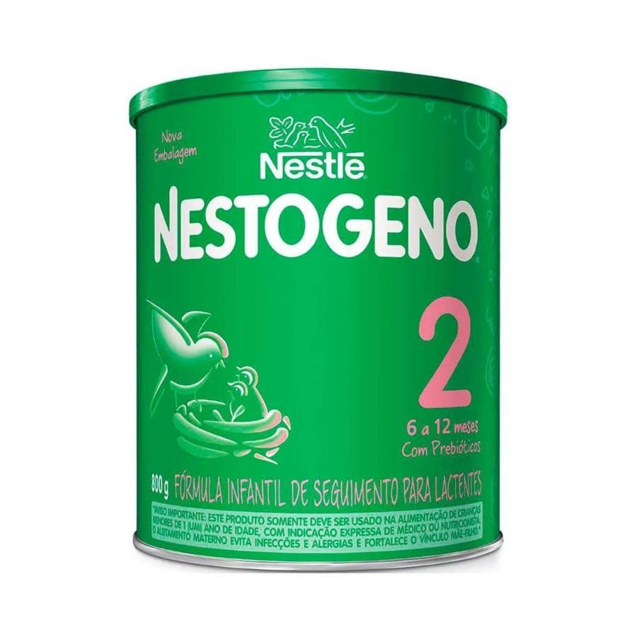 Formula Infantil Nestogeno 2 Nestle 800g – Nutricao Equilibrada para Bebes a Partir de 6 Meses