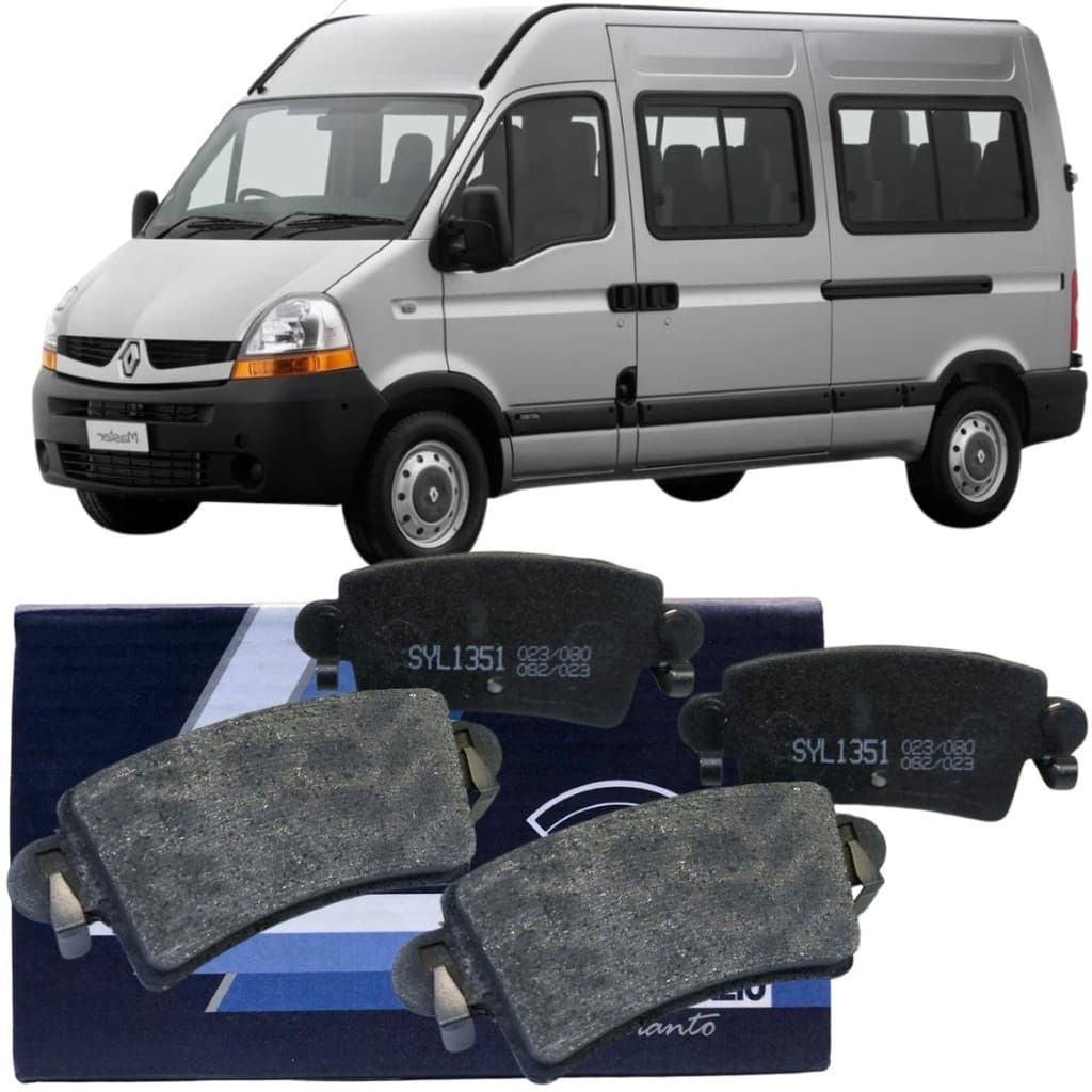 Pastilha Freio Traseiro Syl Para Renault Master 2002 A 2013
