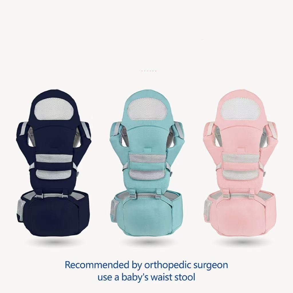 Banco De Cintura Para Bebê Canguru Bebe Passeio Varias Cores Mochila Infantil Hipseat Carrier--3792