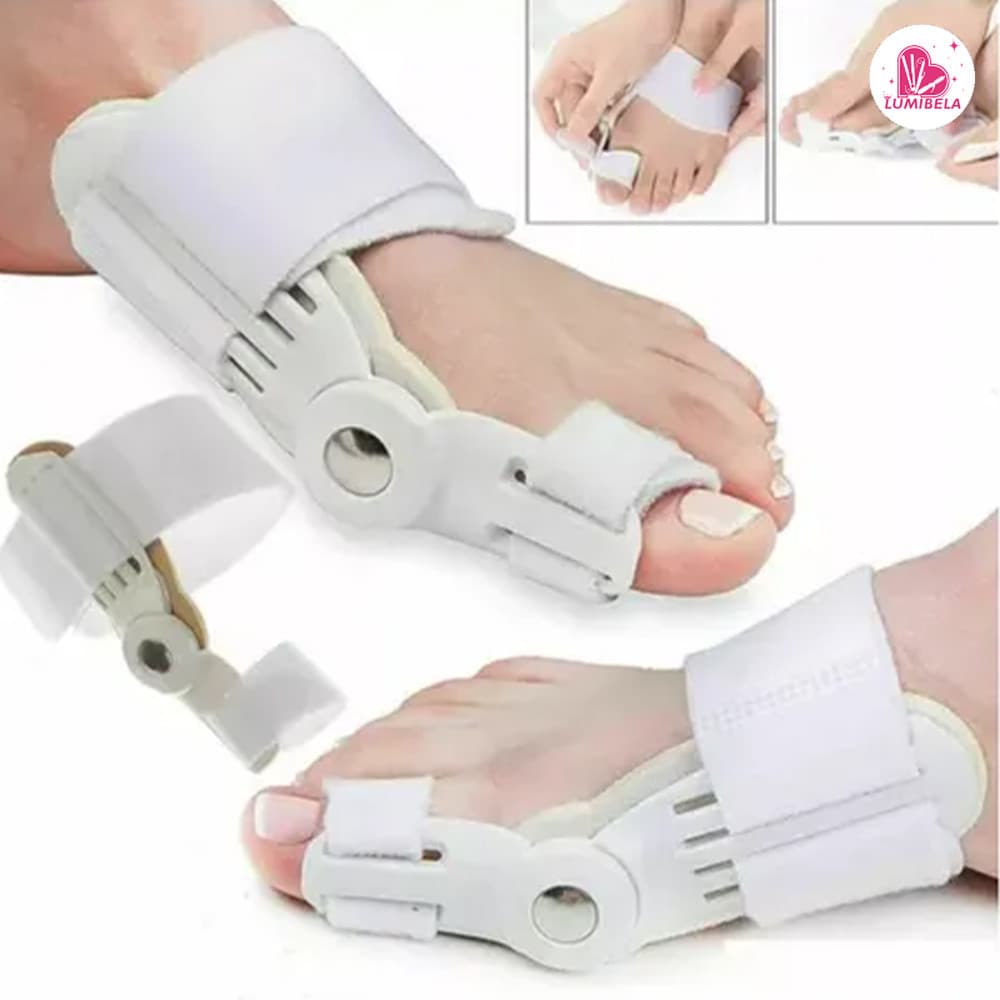 Kit 2 em 1: Corrector de Joanetes Ortopédico Noturno + Palmilha Articulada